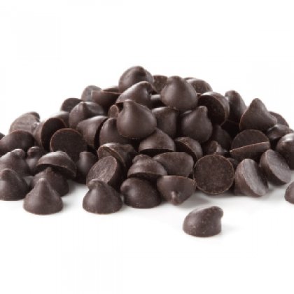 CHOCOLATE NEGRO EN GOTAS. CACAO 64% MIN. Caja 5 kg