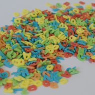 DECORDELIT LETRAS SURTIDAS  C/800 GRS