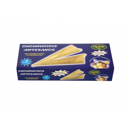 ESTUCHE DE 6 CONOS ARTESANOS 45x190mm 