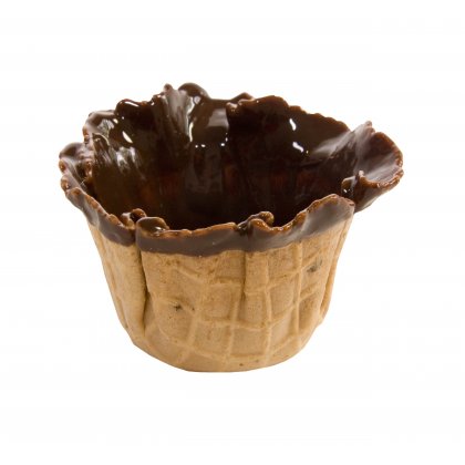 TULIPA FLOR BAÑO INTERIOR CHOCOLATE 57x92mm - caja 72 Uds.