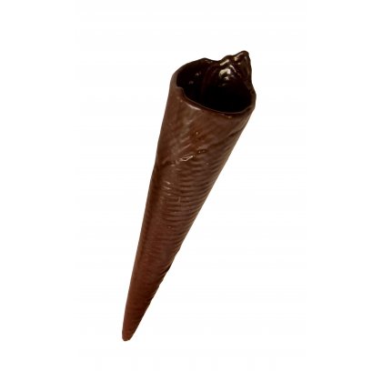 CONO ARTESANO 50x200mm  BAÑADO EN CHOCOLATE - caja 156 Uds. 