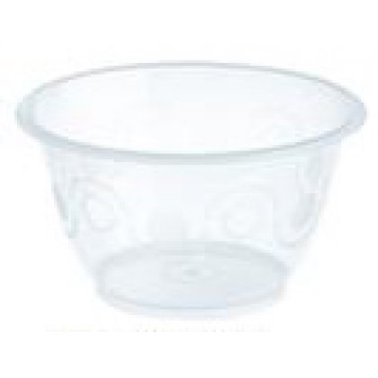 TARRINA DE PLASTICO   80 cc.  50 Uds. TRASPARENTE