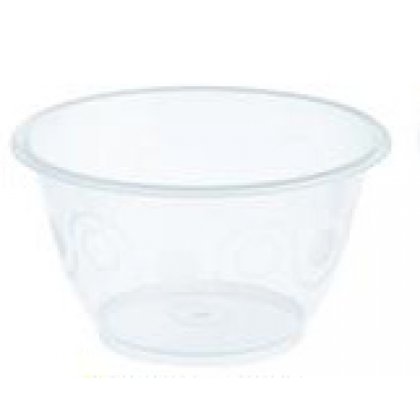 TARRINA DE PLASTICO   160 cc.  50 Uds. TRASPARENTE